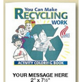 You Can Make Recycling Work Stock Design 8-Page Coloring Book